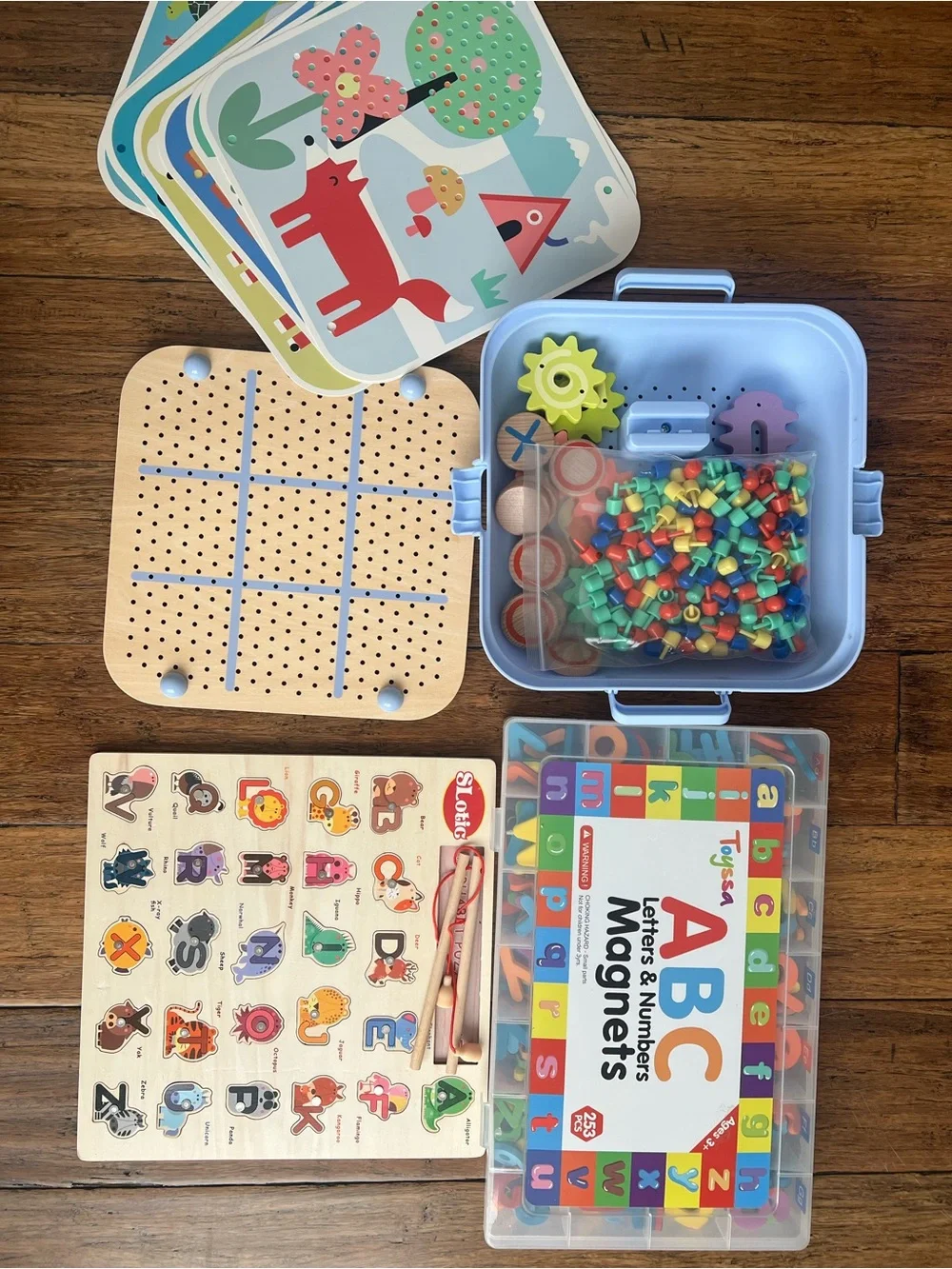 N/A •magnetic wooden